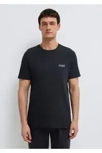 Mavi Logo Printed Black Interlock T-Shirt Slim Fit / Slim Fit -900 - Image 2