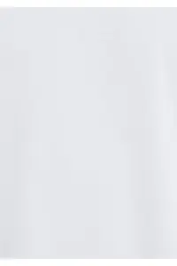 Mavi Crew Neck White Basic T-Shirt Loose Fit / Loosely Comfortable Cut -620 - Image 7