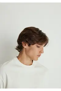Mavi Crew Neck White T-Shirt Loose Fit / Loosely Comfortable Cut -70057 - Image 2