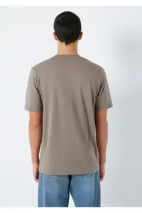 Mavi Logo Printed Brown T-Shirt Regular Fit / Normal Cut -87875 - Image 5