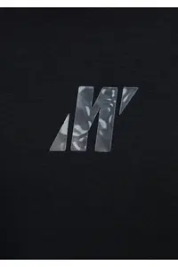 Mavi Pro Logo Printed Black T-Shirt Loose Fit -900 - Image 7