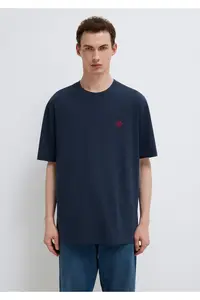 Mavi 2 Pack Seal Logo Embroidered Men's T-Shirt Loose Fit / Loose Comfortable Cut -620 - Image 8