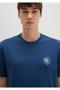 Mavi MJ Logo Printed T-Shirt Loose Fit -89287 - Image 6