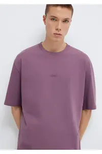 Mavi Printed Purple T-Shirt Relaxed Fit -70648