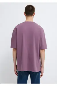 Mavi Printed Purple T-Shirt Relaxed Fit -70648 - Image 5