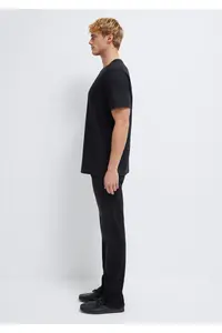 Mavi Black Reflective Black T-Shirt Loose Fit / Loosely Comfortable Cut -900 - Image 5