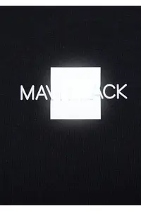 Mavi Black Reflective Black T-Shirt Loose Fit / Loosely Comfortable Cut -900 - Image 8