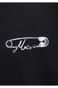 Mavi Printed Black T-Shirt Relaxed Fit -900 - Image 7