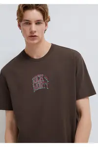 Mavi Rick and Morty Printed Brown T-Shirt Loose Fit -70251 - Image 2