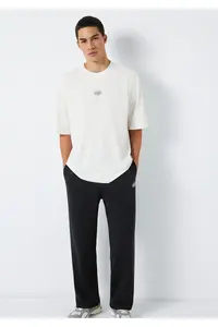 Mavi MVJNS Printed Ecru T-Shirt Oversize / Wide Cut -70057