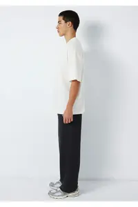 Mavi MVJNS Printed Ecru T-Shirt Oversize / Wide Cut -70057 - Image 4