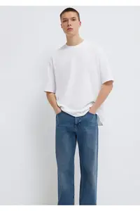 Mavi Pro White T-Shirt Relaxed Fit / Comfortable Cut -620 - Image 3