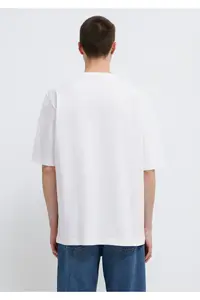 Mavi Pro White T-Shirt Relaxed Fit / Comfortable Cut -620 - Image 6