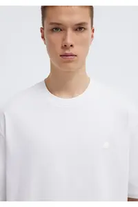Mavi Pro White T-Shirt Relaxed Fit / Comfortable Cut -620 - Image 7