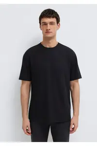 Mavi Black T-Shirt Loose Fit / Loose Comfortable Cut -900 - Image 4