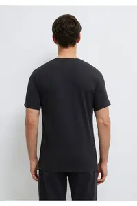 Mavi Stretch Black Basic T-Shirt Fitted - Image 5