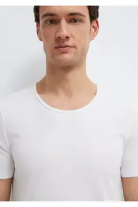 Mavi Collar Detailed White T-Shirt Fitted - Image 6