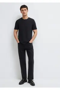 Mavi Black Basic T-Shirt slim Fit / Narrow Kesim - Image 2