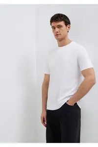 Mavi Organic Cotton White T-Shirt Regular Fit / Normal Cut -620