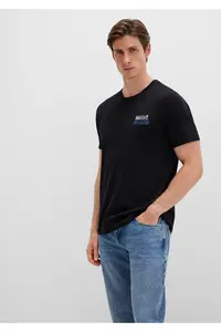 Mavi Jeans Printed Black T-Shirt Slim Fit / Slim Fit -900