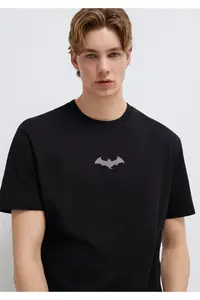 Mavi Batman Printed Black T-Shirt Loose Fit - Image 2