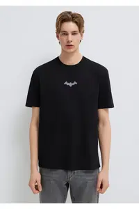 Mavi Batman Printed Black T-Shirt Loose Fit - Image 3