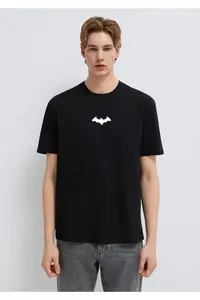 Mavi Batman Printed Black T-Shirt Loose Fit - Image 4