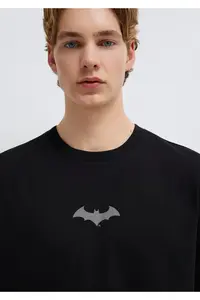 Mavi Batman Printed Black T-Shirt Loose Fit - Image 7