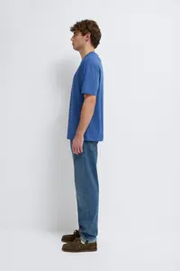 Mavi Logo Embroidered Basic T-Shirt Loose Fit / Loosely Comfortable Cut -70719 - Image 4