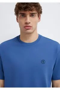 Mavi Logo Embroidered Basic T-Shirt Loose Fit / Loosely Comfortable Cut -70719 - Image 6