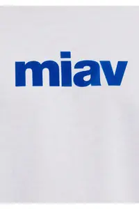 Mavi Miav Printed White T-Shirt Regular Fit / Normal Cut - Image 7
