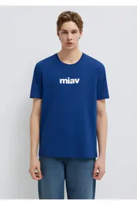 Mavi Miav Printed T-Shirt Regular Fit / Normal Cut -70722 - Image 3