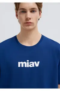 Mavi Miav Printed T-Shirt Regular Fit / Normal Cut -70722 - Image 6