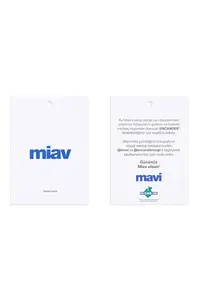 Mavi Red Miav Printed White T-Shirt Regular Fit / Normal Cut -622 - Image 8