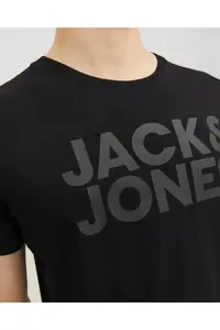 Jack & Jones JACK&JONES  Short Sleeve JACK&JONES Text Print - Image 7