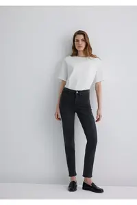 Mavi Cindy Gold Shape Anthracite Jeans Pants -810008 - Image 2