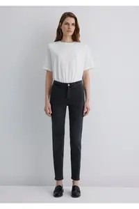 Mavi Cindy Gold Shape Anthracite Jeans Pants -810008 - Image 4