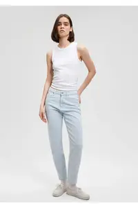 Mavi Cindy Premium Blue Buz Mavi Jean Pantolon -87057 - Image 2