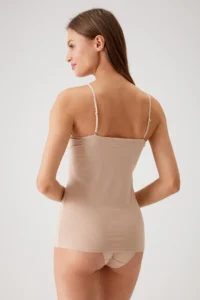 Pierre Cardin Women's 2-Piece Economical Pack Ten 1204 Thin Strap Basic Cotton Undershirt Set - Image 4