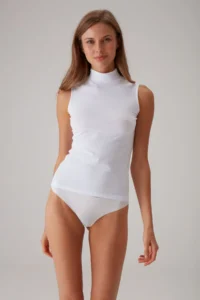 Pierre Cardin Economic Pack of 2  Holy Cotton Turtleneck Turtleneck Zero Sleeve Undershirt - Image 2