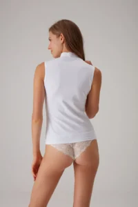 Pierre Cardin Economic Pack of 2  Holy Cotton Turtleneck Turtleneck Zero Sleeve Undershirt - Image 4