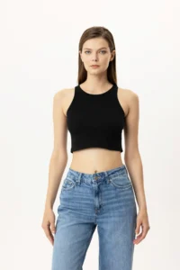 Pierre Cardin Economic Pack of 2  Jesse Cotton Thick Strap Crop Undershirt - Image 2