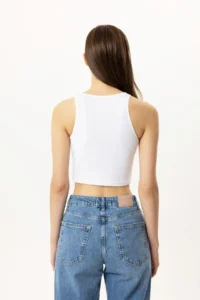 Pierre Cardin Economic Pack of 2  Jesse Cotton Thick Strap Crop Undershirt - Image 5