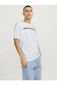 Jack & Jones Jack Jones Logo Crew Neck Noos Men's T-Shirt - Image 5