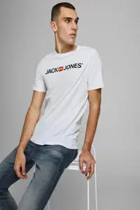 Jack & Jones Jack Jones Logo Crew Neck Noos Men's T-Shirt - Image 7