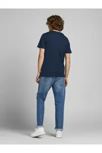 Jack & Jones JACK JONES Written Men's Crew Neck T-Shirt - Image 2