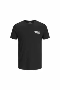 Jack & Jones Erkek Siyah2 Jjecorp Logo Tee Ss O-neck Noos T-shirt -Blacksmal - Image 2