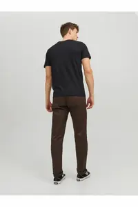 Jack & Jones Erkek Siyah2 Jjecorp Logo Tee Ss O-neck Noos T-shirt -Blacksmal - Image 4