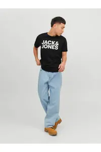Jack & Jones JACK JONES Written Men's Crew Neck T-Shirt - Image 4
