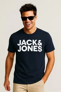 Jack & Jones Crew Neck Logo Printed T-Shirt